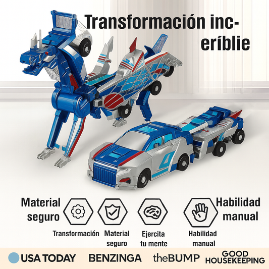 CrashCreatures™ - Coche de juguete 2 en 1 que explota y se transforma en criaturas mágicas