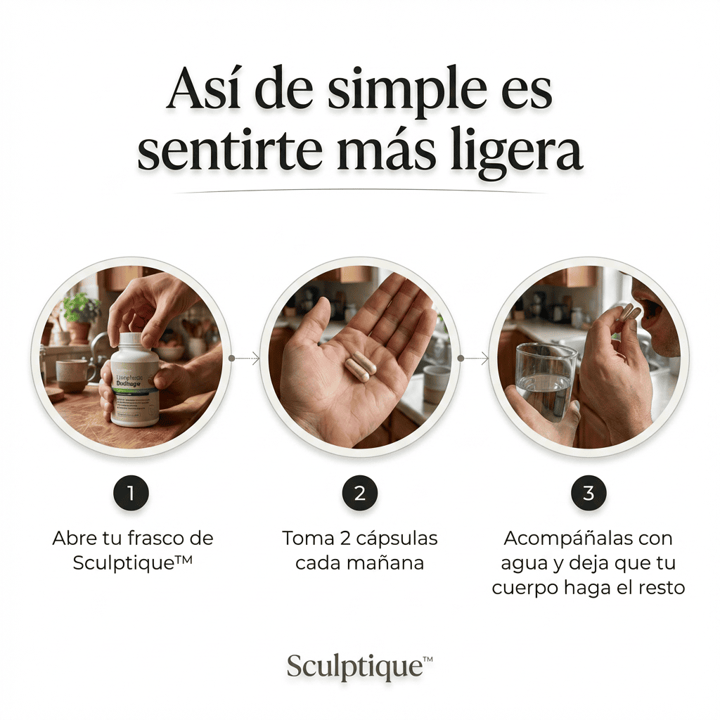 Nueva fórmula de máxima potencia ⎯ Cápsulas de drenaje linfático de Sculptique™...